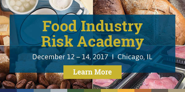 Food Industry Risk Academy Association Graphic